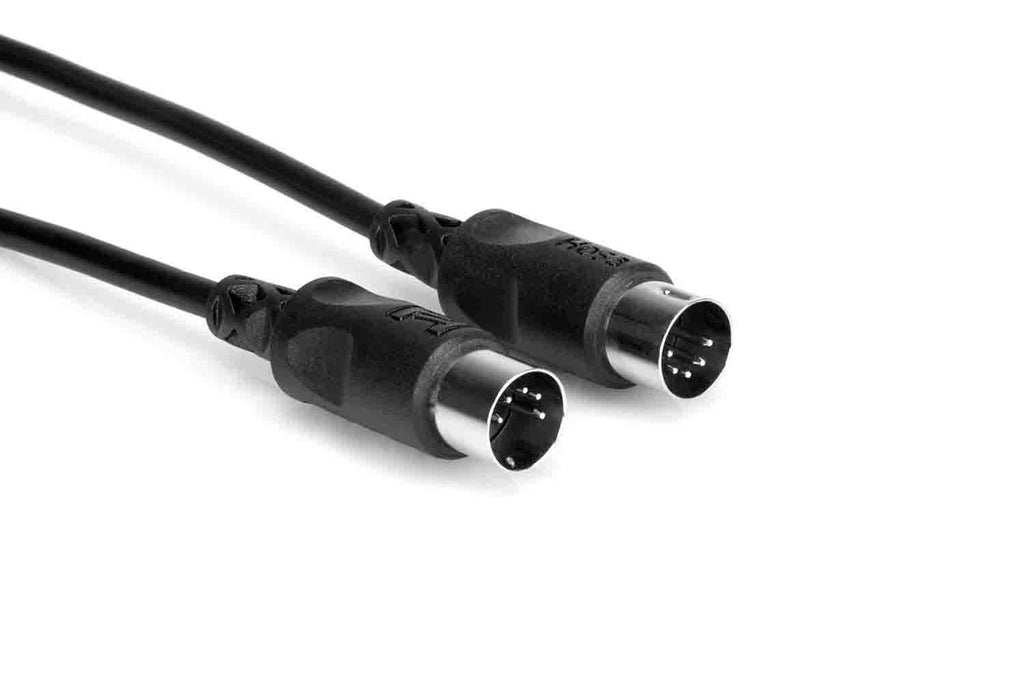 Hosa MID-303BK MIDI Cable, 5-pin DIN to Same -3 Feet