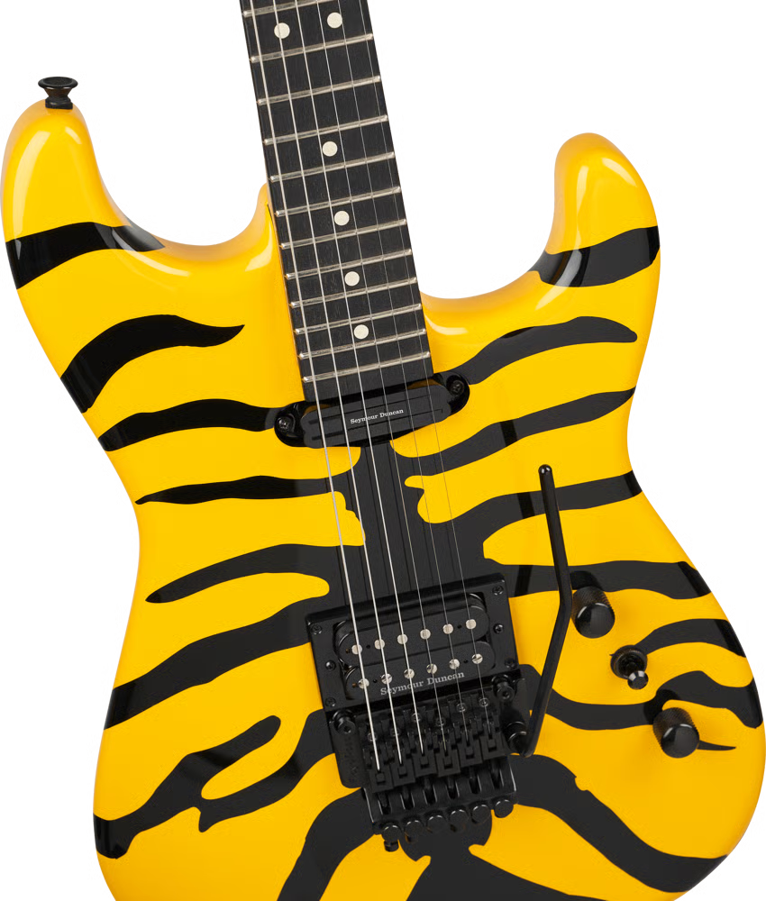 Jackson 2910059500 Pro Origins 1985 San Dimas SD1 Electric Guitar - Yellow Bengal, Ebony Fingerboard