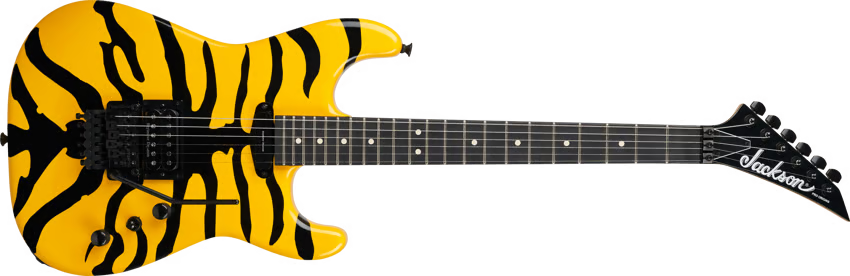 Jackson 2910059500 Pro Origins 1985 San Dimas SD1 Electric Guitar - Yellow Bengal, Ebony Fingerboard