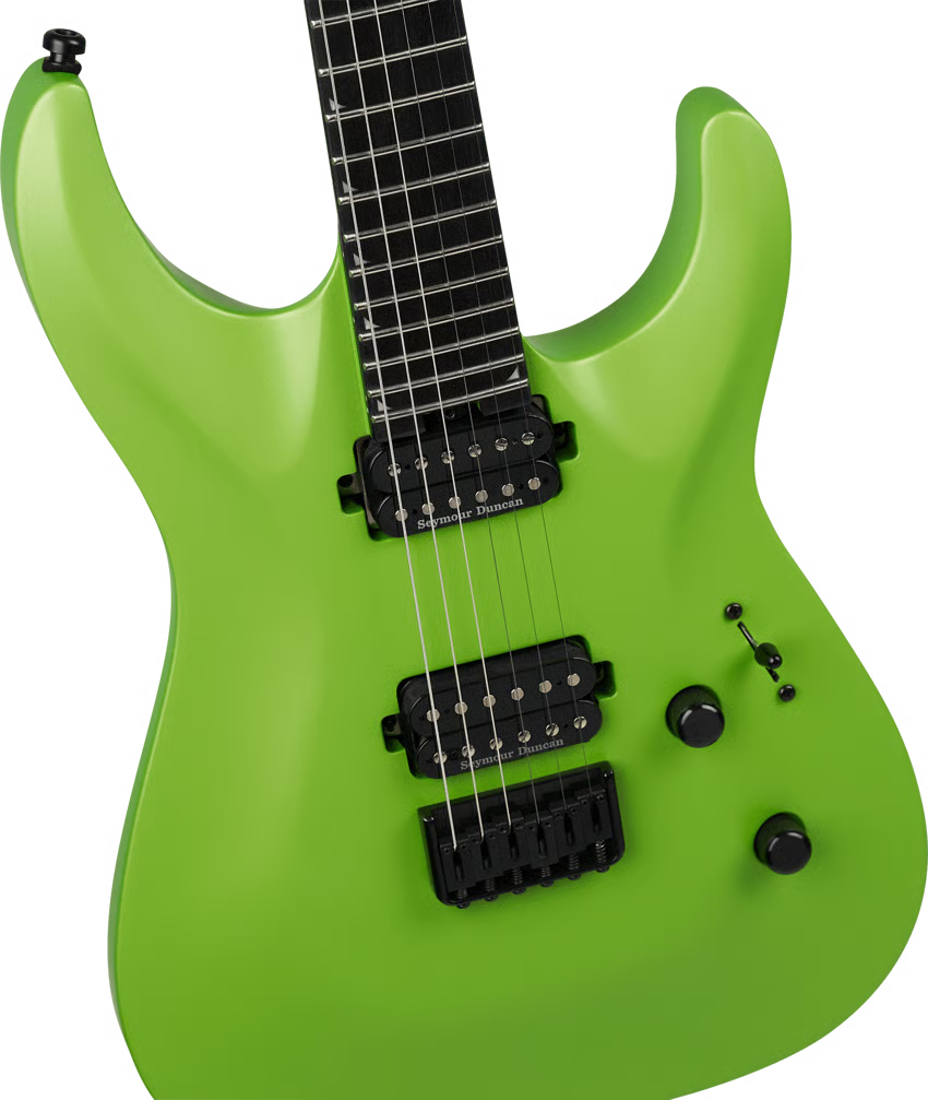 Jackson 2914507525 Pro Plus Series Soloist SLA2 HT Electric Guitar - Toxic Apple