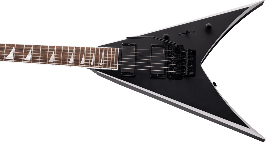 Jackson X Series King V™ KVX-MG7, Laurel Fingerboard, Satin Black with Primer Gray Bevels