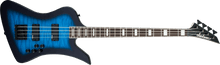 Load image into Gallery viewer, Jackson JS Series Kelly™ Bird JS3Q, Amaranth Fingerboard, Transparent Blue Burst