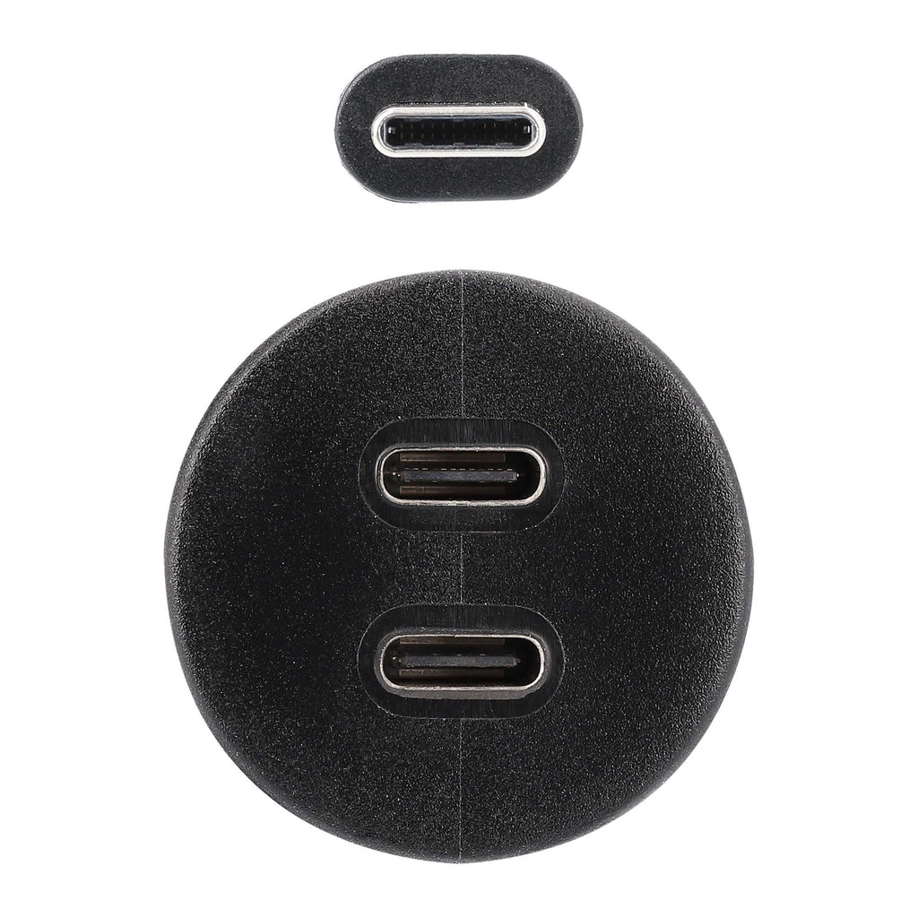Metra 40-TY11-EXT Dual USB-C Charge And Data Flush Mount - Retail Pack