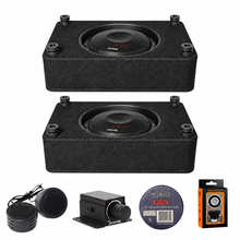Load image into Gallery viewer, 2 Alpine RS-SB12 12" Halo R2 Preloaded Sub Enclosure + RUX-KNOB.2 + Accessory Bundle