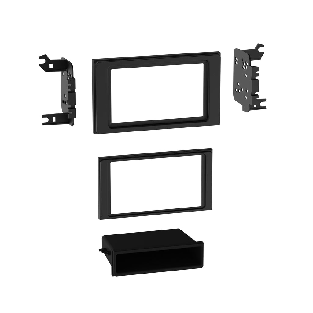 Metra 99-8251B Single/Double-DIN Car Stereo Dash Kit - Compatible Fits for Toyota Tacoma 2016-2023