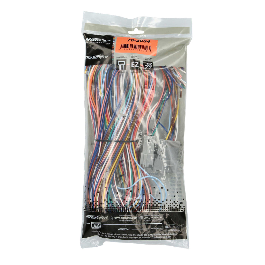 Metra 70-2054 Amplifier Bypass Harness Compatible Fits GM 1997-2009