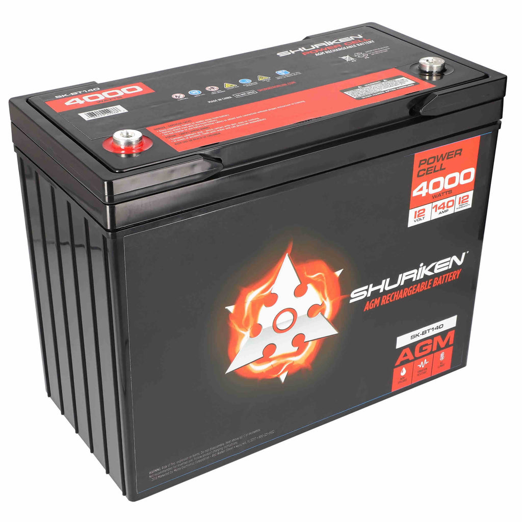 Shuriken SK-BT140 4000W 12V High Performance AGM Power Cell Battery