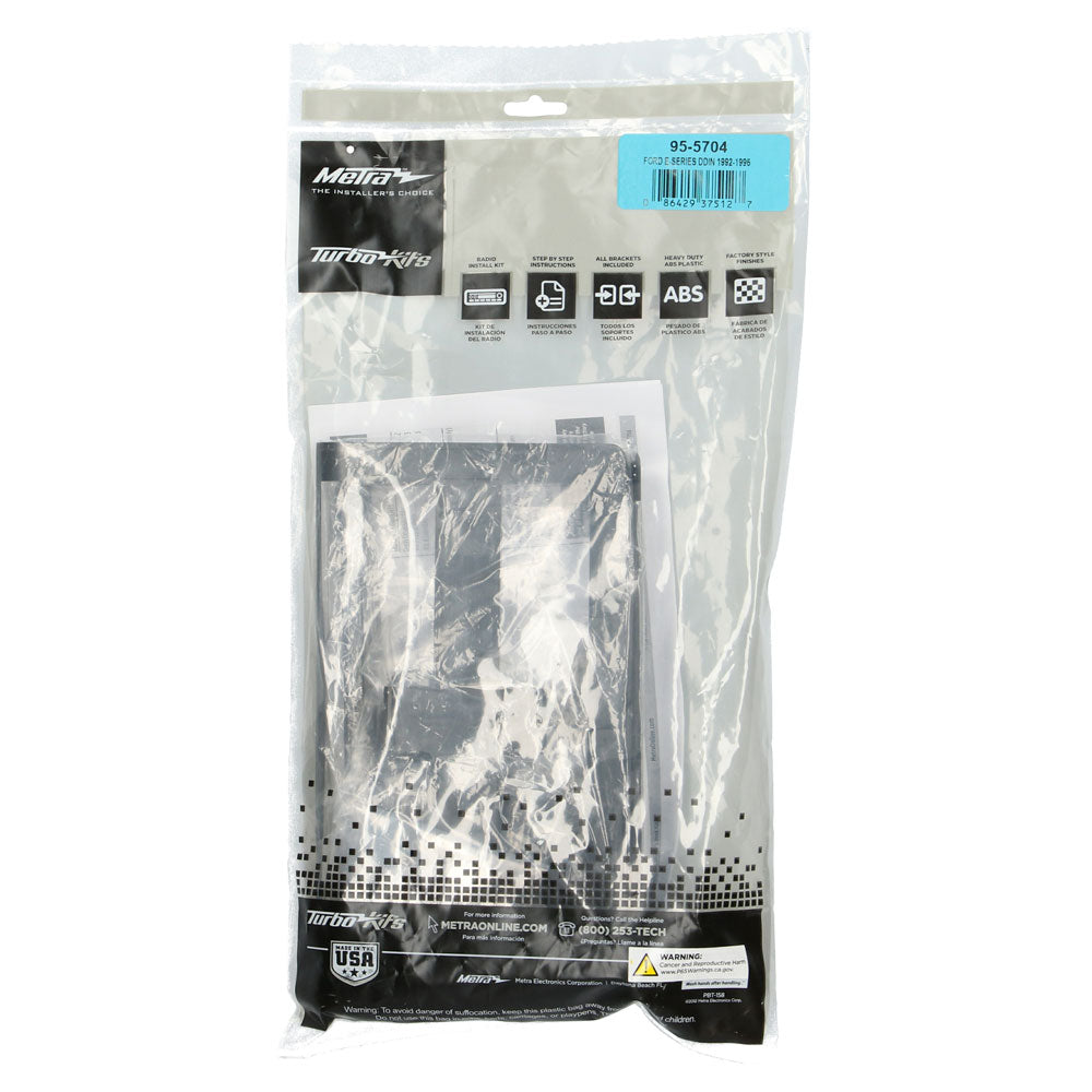 Metra 95-5704 Radio Install Kits - Compatible Fits for Ford Econoline 1992-1996