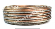 Load image into Gallery viewer, 14 Gauge 100&#39; 2 Conductor Clear Speaker Wire Home Car Stereo Zip Cord Audio Cabl