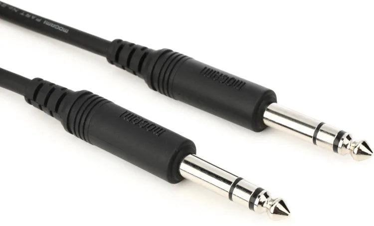 Mogami PURE PATCH SS-01 Cable - 1/4-inch TRS Male to 1/4-inch TRS Male - 1 foot
