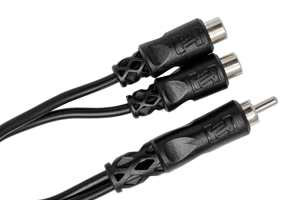 Hosa YRA-104 Y Cable RCA Male to Dual RCA Female