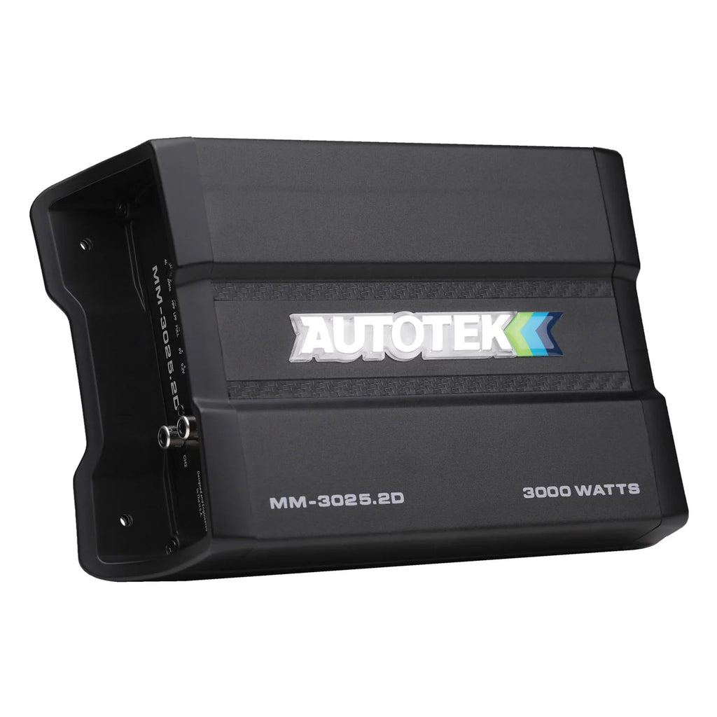 AUTOTEK MM-2025.2D  2000 Watt Compact Bridgeable 2 Channel Amplifier