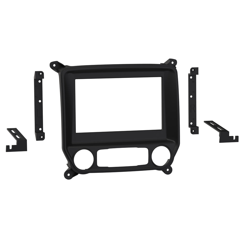 Metra 108-GM1G Double-DIN Car Stereo Dash Kit - Compatible Fits for Chevrolet Silverado/GMC Sierra 2014-2019