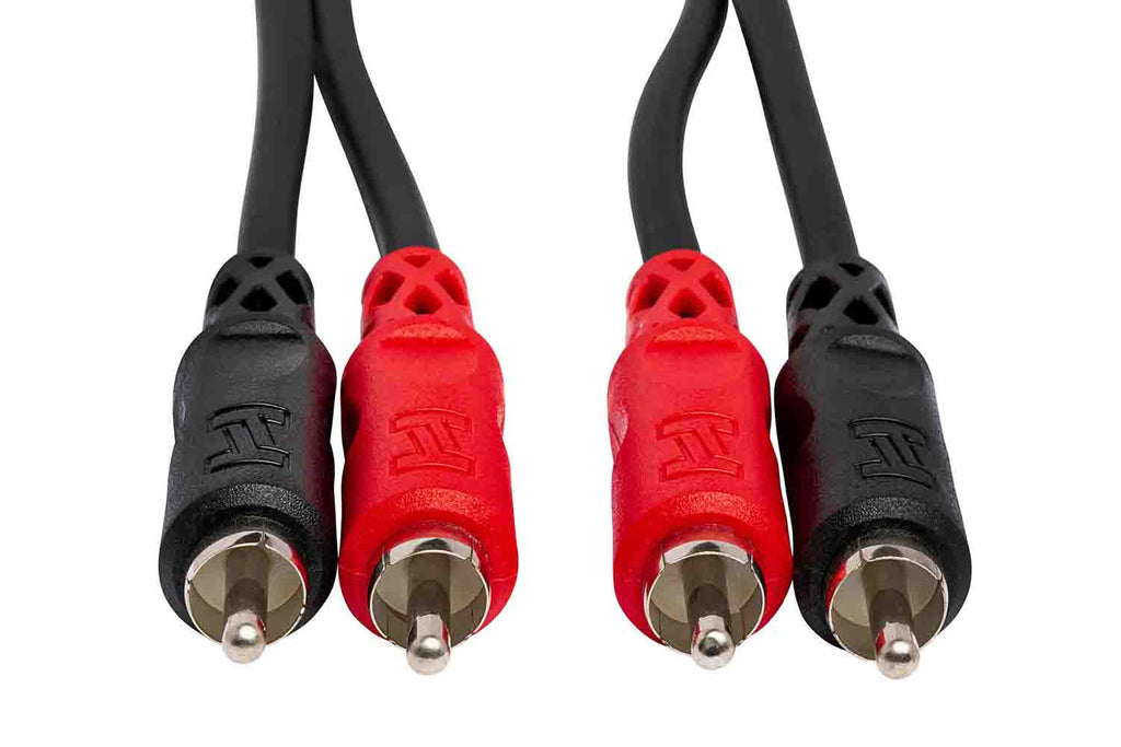 Hosa Stereo Interconnect Cable, Dual RCA to Same