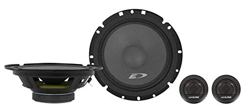 Alpine SXE-1751S 6.5" 280w Component + SXE1726S 6.5" 220W Car Audio Coaxial Speakers