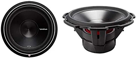 2 Rockford Fosgate P3D4-15 15" 2400w DVC Car Subwoofers + Sub Enclosure Box