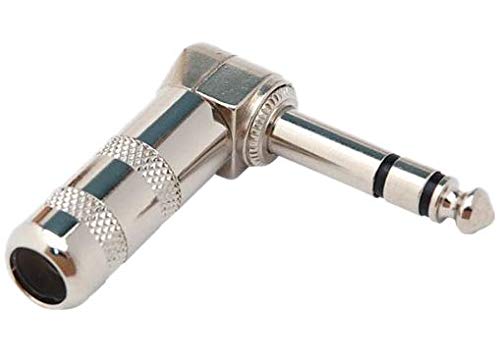 MR DJ QAM10 10-Piece 1/4" Right-Angle Stereo Male Audio Plug Connectors