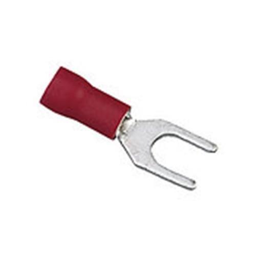 Xscorpion ST10R Red Spade Terminals 18 - 22 Gauge 100 Per Bag