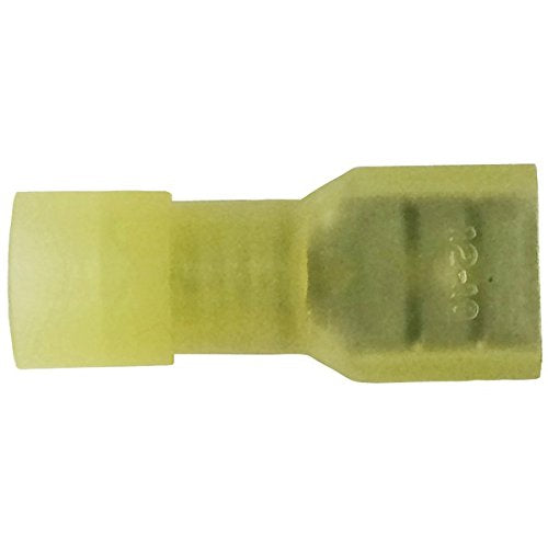 100 12-10 AWG Gauge .250 1/4 Tab Nylon Fully Insulated Female Quick Disconnect