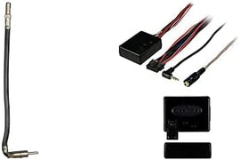 Metra Axxess ASWC-1 Universal Steering Wheel Control Interface & 40-CR10 Chrysler 2001-Up Car Antenna Adapter