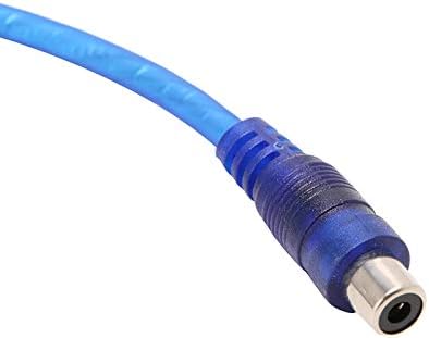 8 Absolute ABC-1F2M BLUE Y-Adapter 1F-2M RCA Interconnect Audio Cables