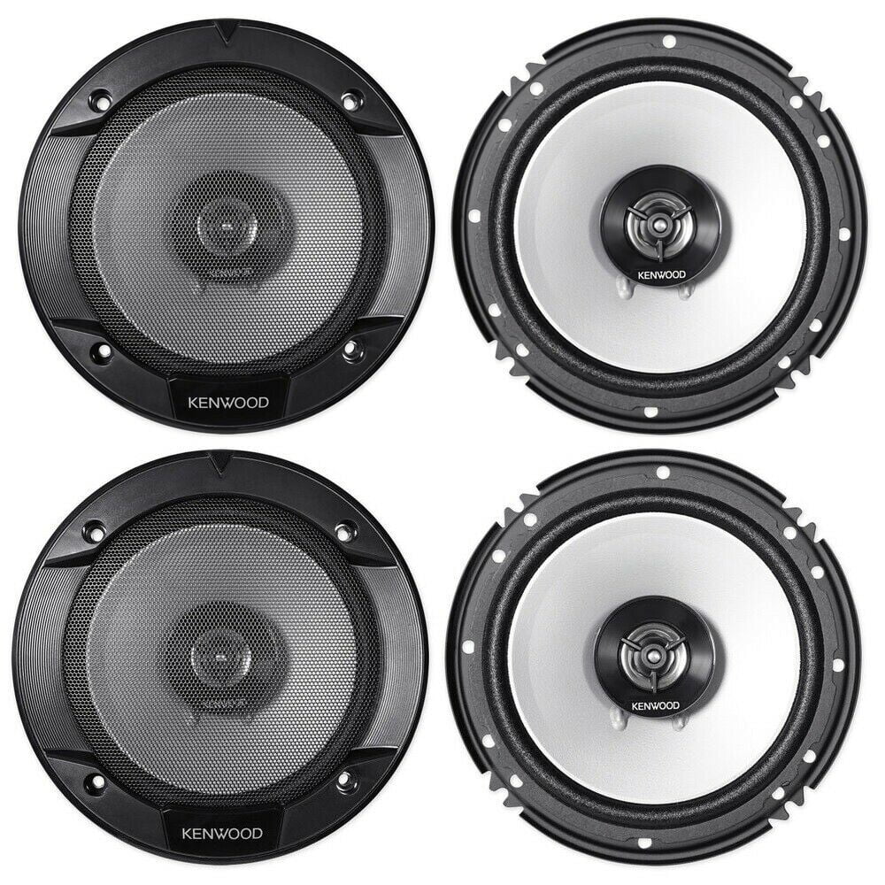 2 Kenwood KFC-1666S Wireless Surround 2-Way Coaxial Sound Car Speakers