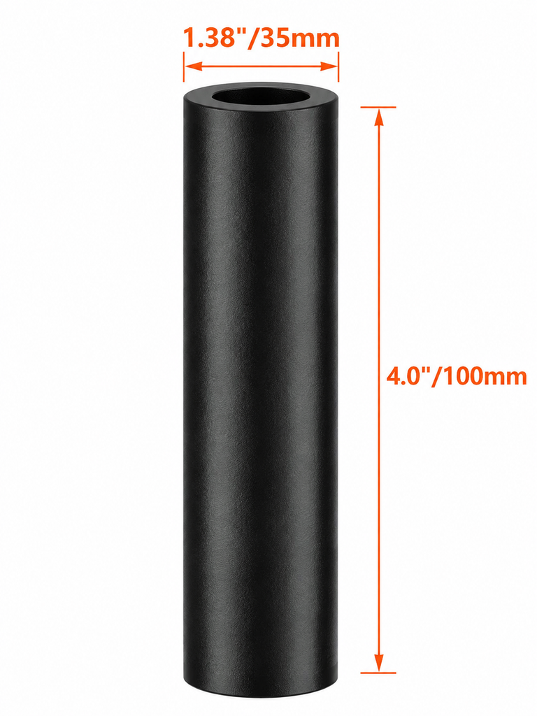 2 MR DJ SS20 4" Extended 35mm Speaker Pole Extension Heavy-Duty Steel Speaker Pole Extender