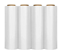 Load image into Gallery viewer, BM Paper 1 X Four (4) Plastic Shrink Stretch Wrap 445mm x 450m, 4RLS/CS + Free BLADE