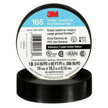 Load image into Gallery viewer, 100 FRESH BOX OF 3M Temflex 1700 165 Black 3/4&quot; x 60&#39; General Use Vinyl Electrical Tape