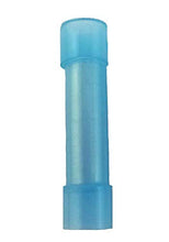 Charger l&#39;image dans la galerie, Nylon 16-14 AWG Wire Connectors Electrical Crimp Butt Connector Fully Insulated Splice Wire Terminals Blue