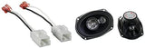 CERWIN VEGA XED693 6 x 9 Inches 350 Watts Max 3-Way Coaxial Speaker Set & Metra 72-4568 Speaker Harness for Selected General Motor Vehicles