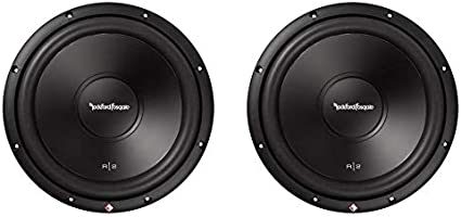 Rockford Fosgate R2D4-12 12" 1000W 4 Ohm Subwoofers (Pair) + Dual Vented Sub Box