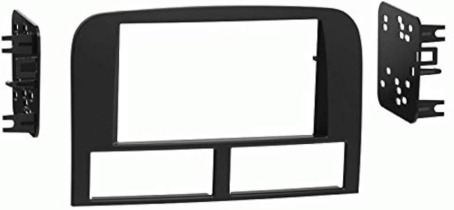 Fit 02-2004 Jeep Grand Cherokee Double Din Radio Stereo Install Dash Kit Matte Black