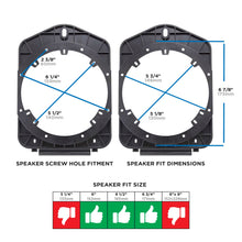 Charger l'image dans la galerie, Metra 82-3020 Speaker Adapter - Compatible Fits for Chevrolet Silverado / GMC Sierra 2007-2014
