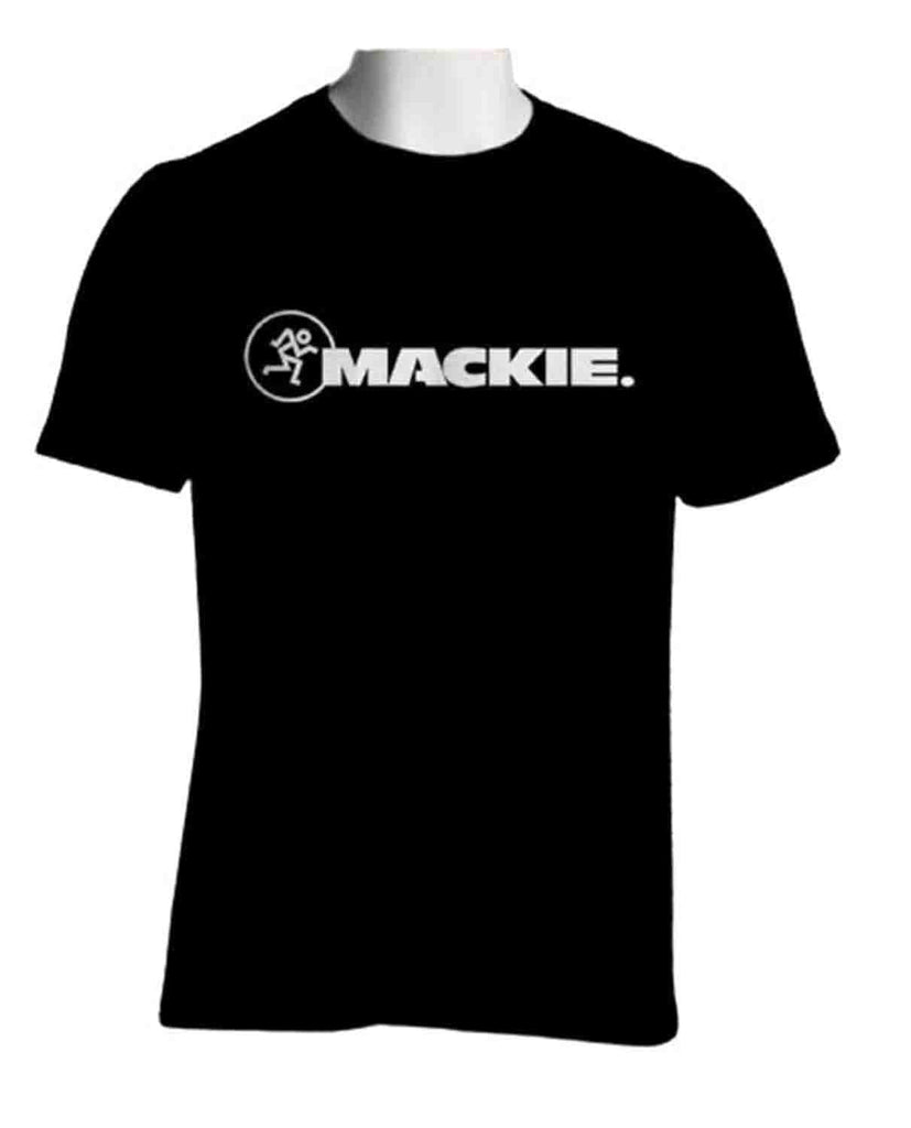 Mackie T-shirt - Large, Large Black T-shirt with White Mackie Logo