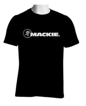 Charger l&#39;image dans la galerie, Mackie T-shirt - Large, Large Black T-shirt with White Mackie Logo