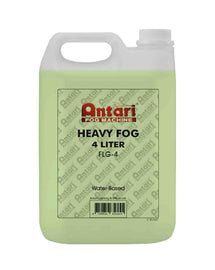 Antari FLG-4 Long-Lasting Fog Fluid for Antari Fog Machines 4 Liters Green Formula