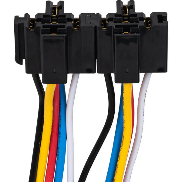 2 Absolute SRS105 5-Pin 12 VDC Bosch Relay Socket Interlocking