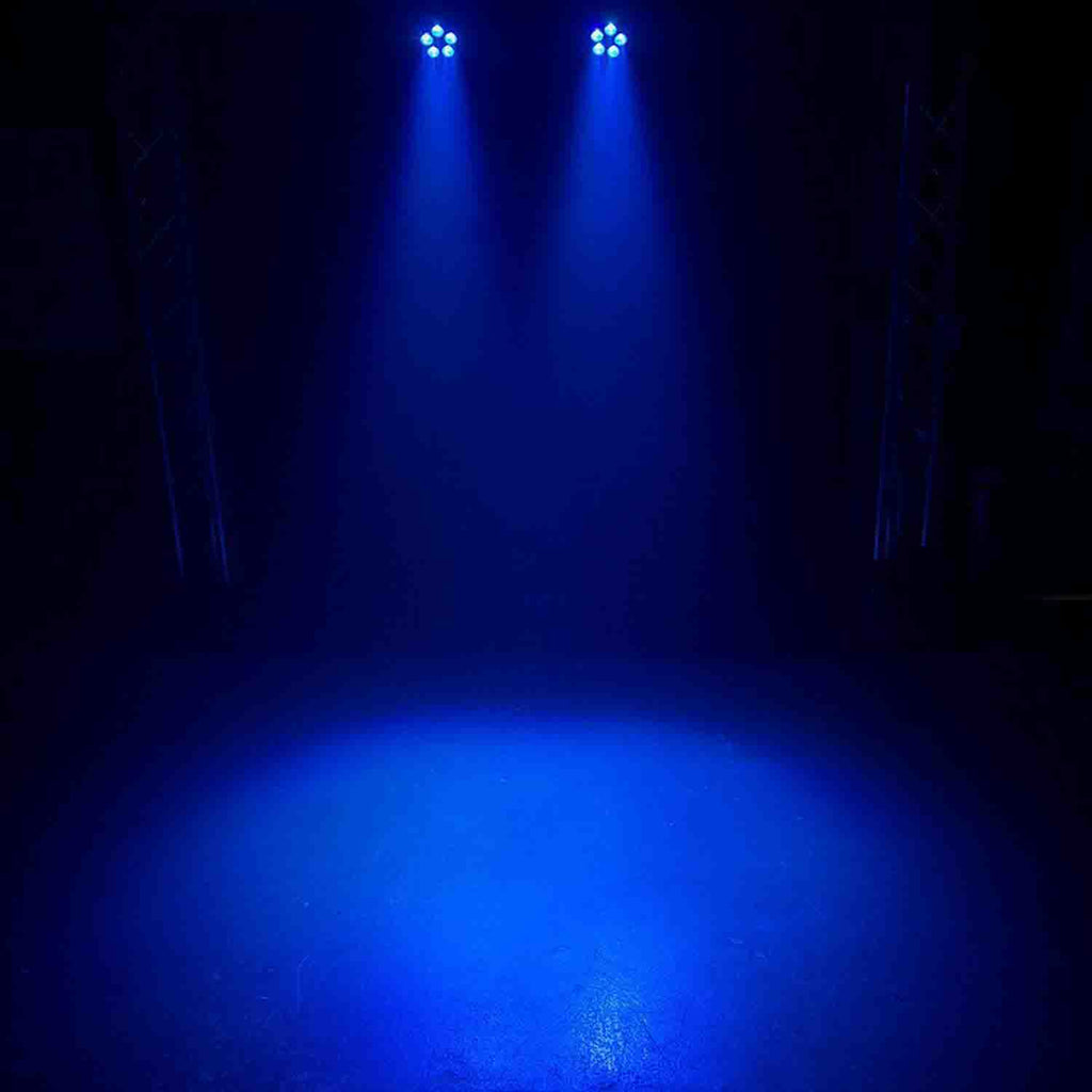 Colorkey CKU-2152 WaferPar HEX 5 MKII Low Profile Wash Light with High Output 6 in 1 Color (RGBAW-UV) LEDs