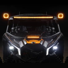 Charger l'image dans la galerie, Hexcore STL10LB 10-Inch Straight LED Light Bar, Driving Beam with Amber &amp; White Position Light