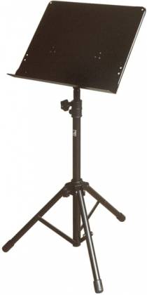 Yorkville BS-308 Large, Tripod, Solid Top Djustable Stand W/O Holes - Black