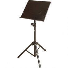 Charger l'image dans la galerie, Yorkville BS-308 Large, Tripod, Solid Top Djustable Stand W/O Holes - Black