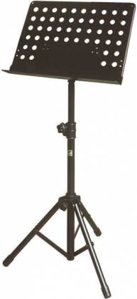 Yorkville	BS-310 Large, Tripod, Solid Top Adjustable Stand W/Holes - Black