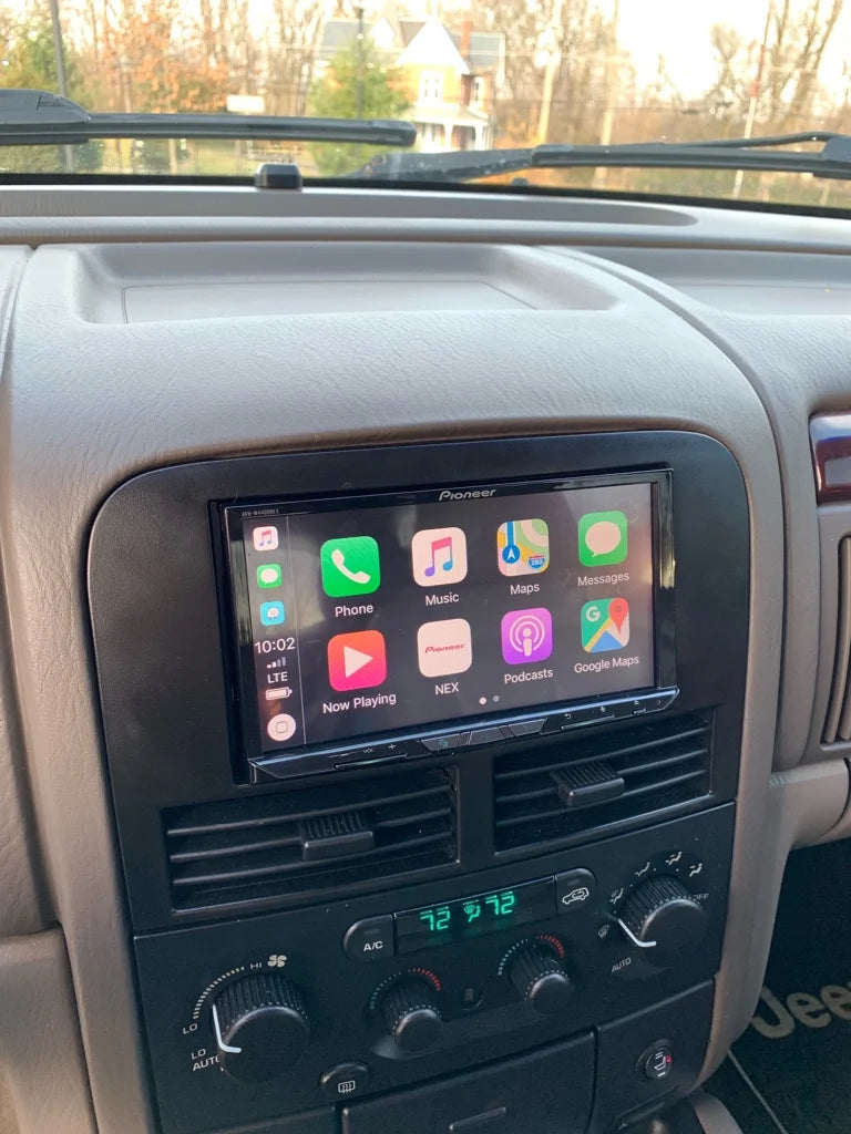 Fit 02-2004 Jeep Grand Cherokee Double Din Radio Stereo Install Dash Kit Package