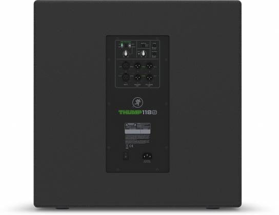 Mackie Thump118S 1400 Watt 18-inch Powered Subwoofer + 2 MR DJ Cables