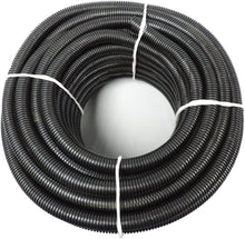 Charger l&#39;image dans la galerie, American Terminal 1/2&quot; x 100&#39; Flexible Corrugated Black Split Tubing Wire Loom