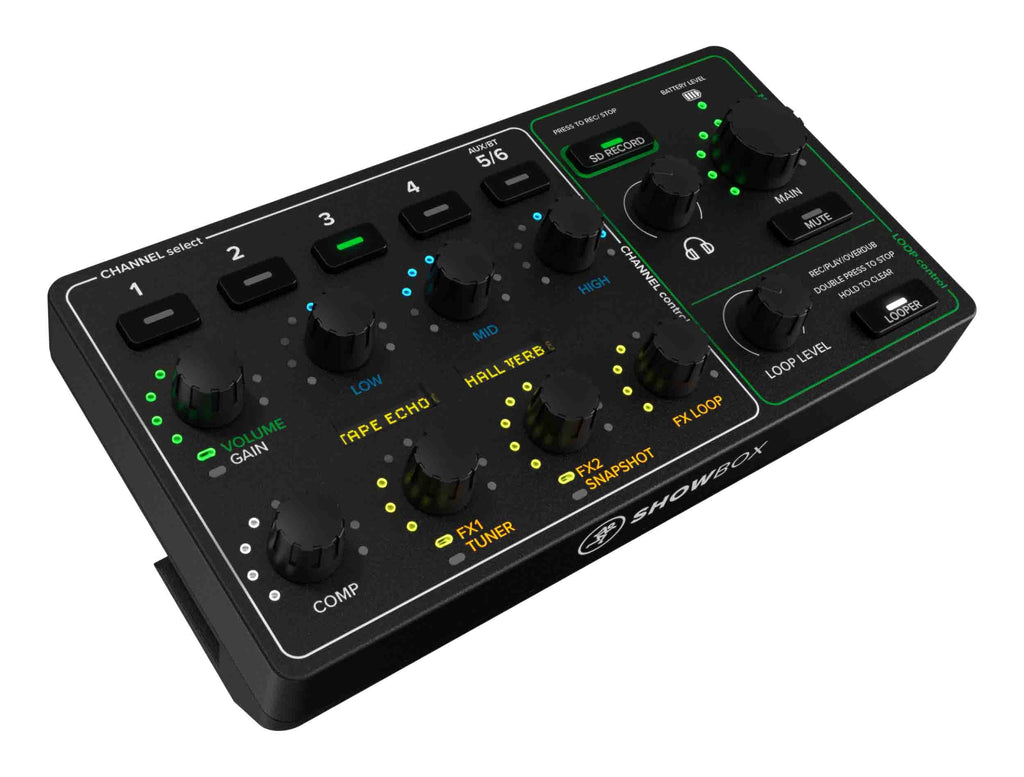 Mackie ShowBox Battery Powered All-In-One Performance Rig with Breakaway Mix Control