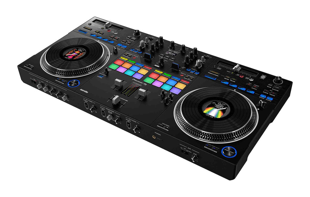 Pioneer DDJ-REV7, 2-Channel DJ Controller Package with Magma CTRL Case and Headliner Laptop Stand