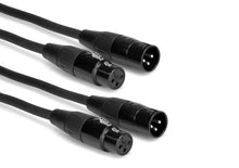 Charger l&#39;image dans la galerie, Hosa HMIC-025 Pro Microphone Cable Package, REAN XLR3F to XLR3M (25 Feet) - 2 Pack