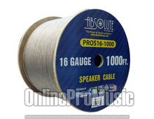 Load image into Gallery viewer, Absolute USA PROS161000 16 Gauge Speaker Wire